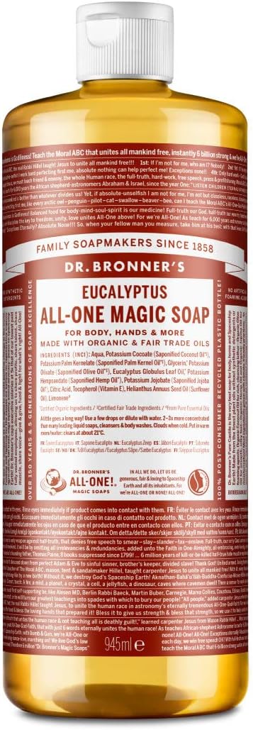 dokuta-burona-zu Magic Soap Liquid Soap 944ml Eucalyptus