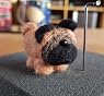 YSZ None Face Dogs Needle Felting Kits 4x8cm - Needles, Finger Guards, Foam Mat, Handbook for Felting Kits Beginner (4 Pack