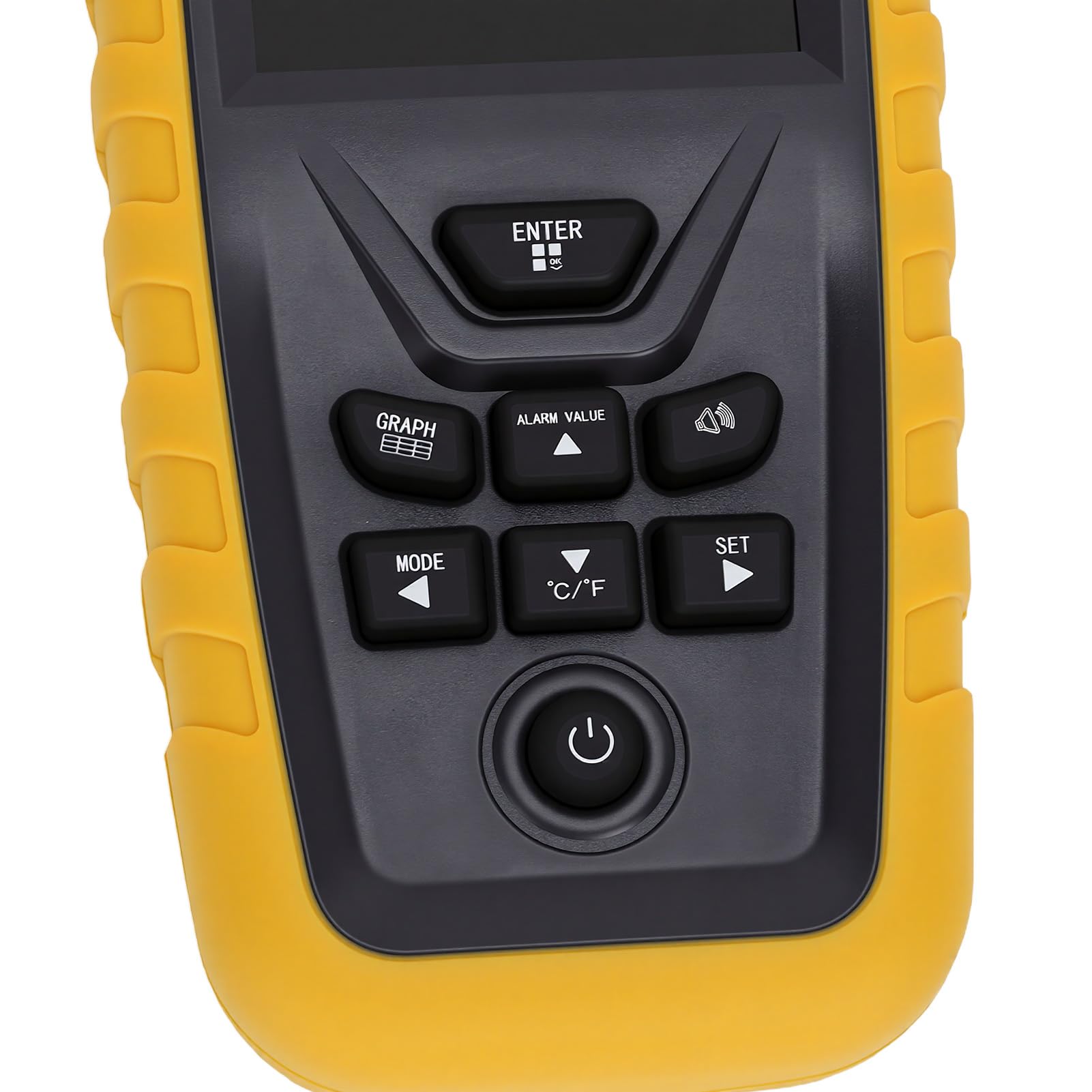 Luftqualitätsmonitor, Tester, Staubpartikelzähler, CO2, VOC, Formaldehyd, Luftqualitätsmessgerät, PM1,0, PM2,5, PM10, Temperatur, Luftfeuchtigkeit, 2200 MAh, Batterie für