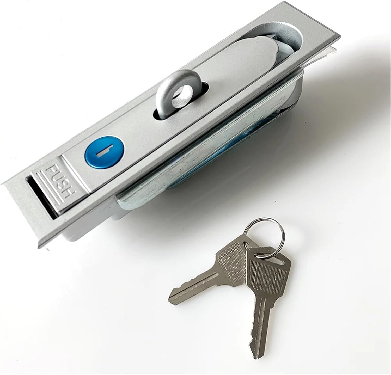 Electric Cabinet Bounce to Unlock Handle Lock MS713 Door Button Locks 1Pcs(MS713)