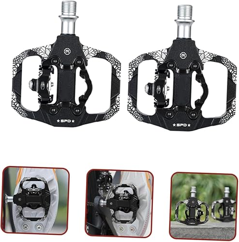 Miniatura 3 de HANABASS Pedales de bicicleta 1 par Pedal de bicicleta Sello de rodamiento de aleación de aluminio Pedales de bicicleta de montaña