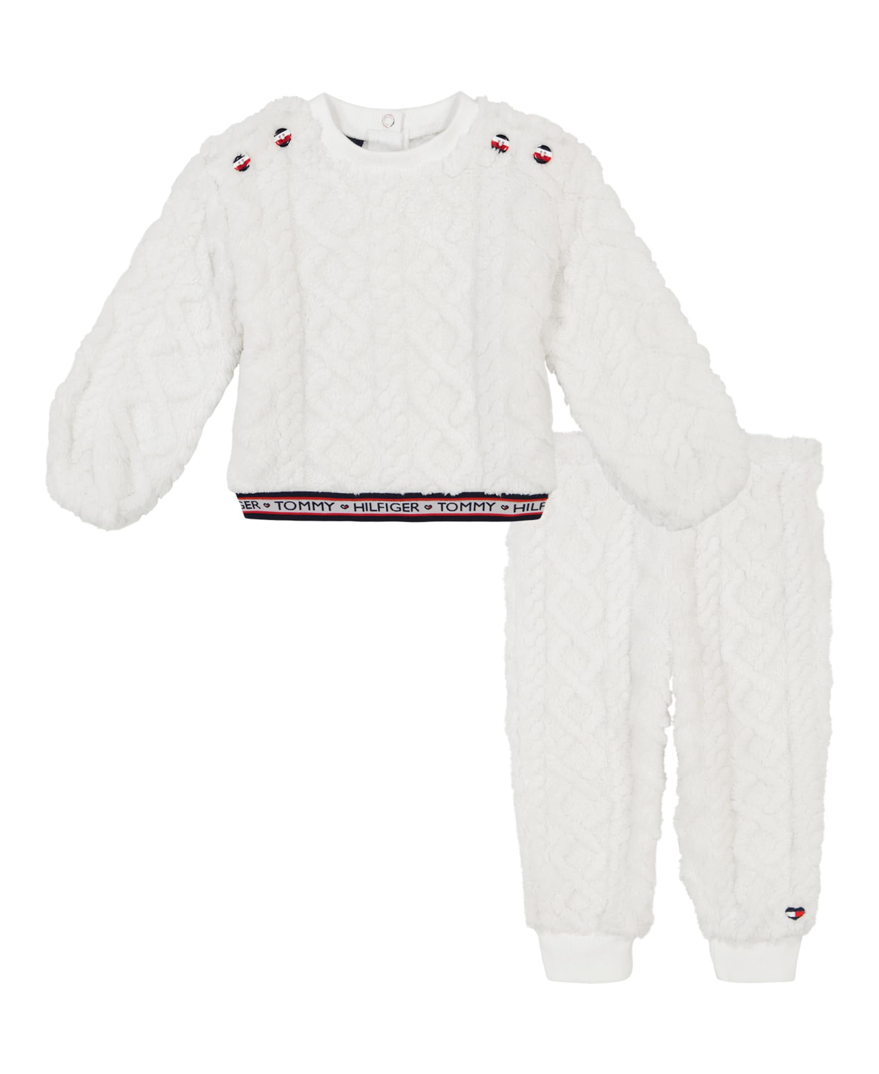 Tommy Hilfigerbaby-girls 2pc Sherpa Jog Set