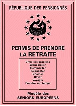 Les Tresors De Lily H69 Carte Speciale Permis De Prendre La Retraite 5x14 5 Cm Amazon Fr Cuisine Et Maison