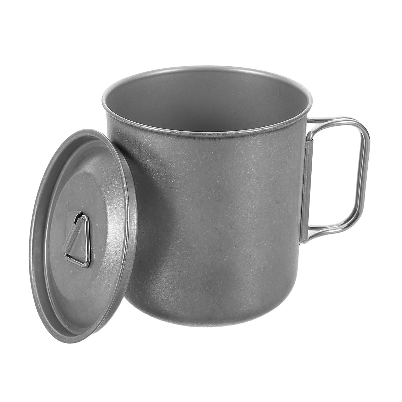 Zusammenklappbarer Edelstahlbecher Edelstahlbecher | Outdoor faltbare Camping 500 ml Vintage-Stil