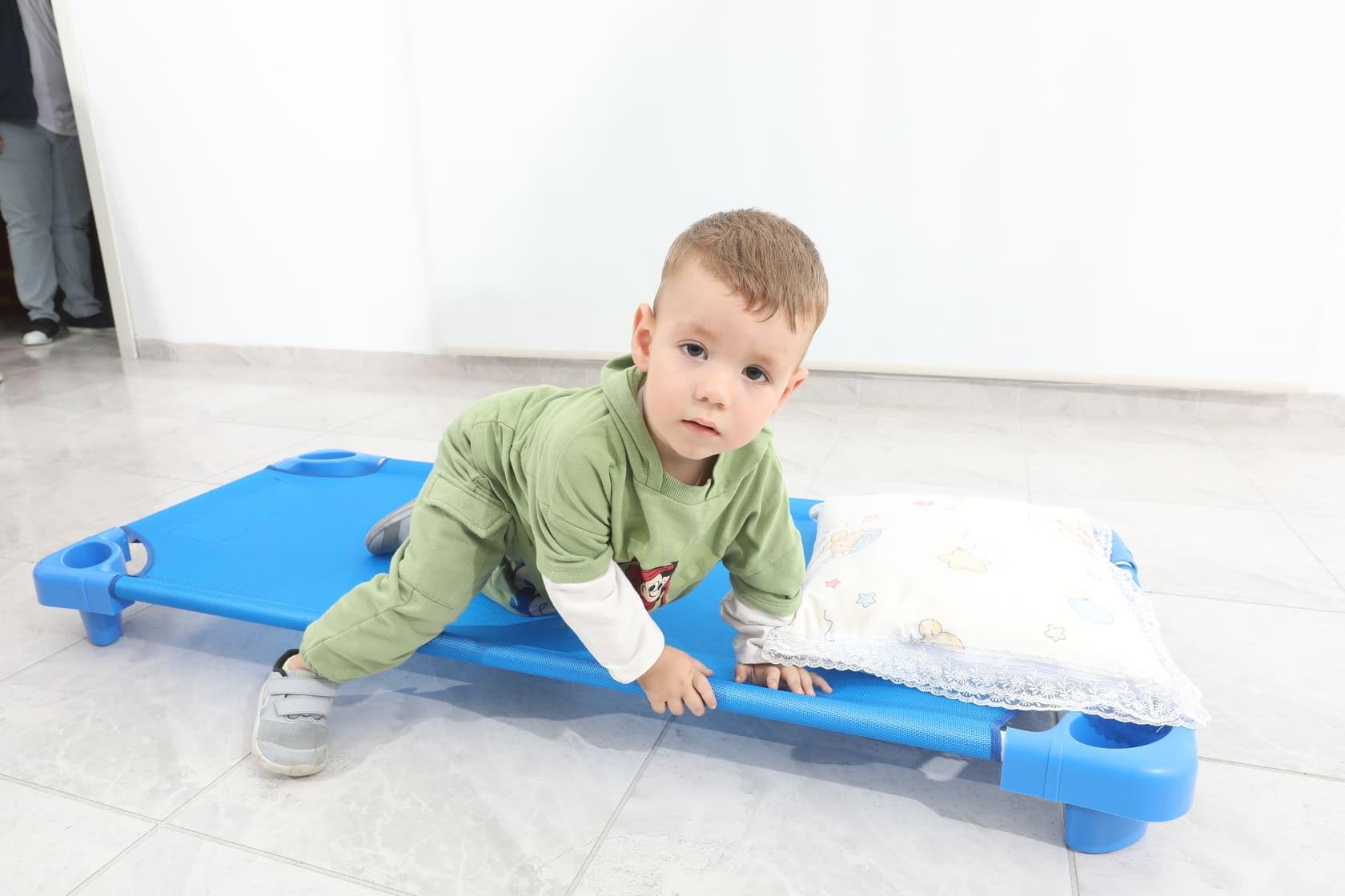 Bambino Letto Impilabile Pisolino Lettino Per Bambini Lettino Riposo Per Bambini King Giallo
