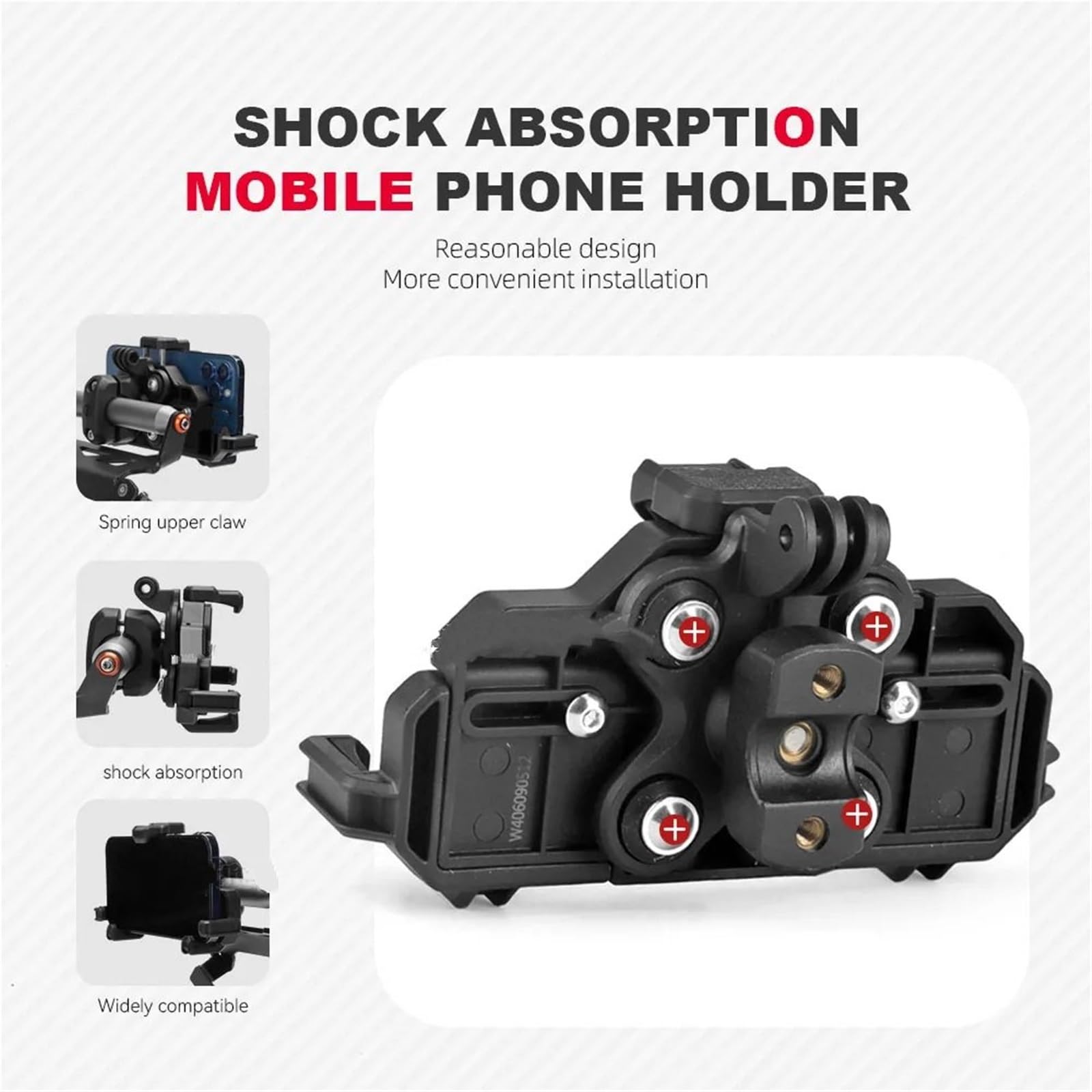 Uchwyt do nawigacji GPS Pasuje do Guzzi Pasuje do Stelvio 2024 Akcesoria motocyklowe Uchwyt na telefon GPS Stojak nawigacyjny Stojak na telefon z amortyzatorem Motocyklowy uchwyt do nawigacji