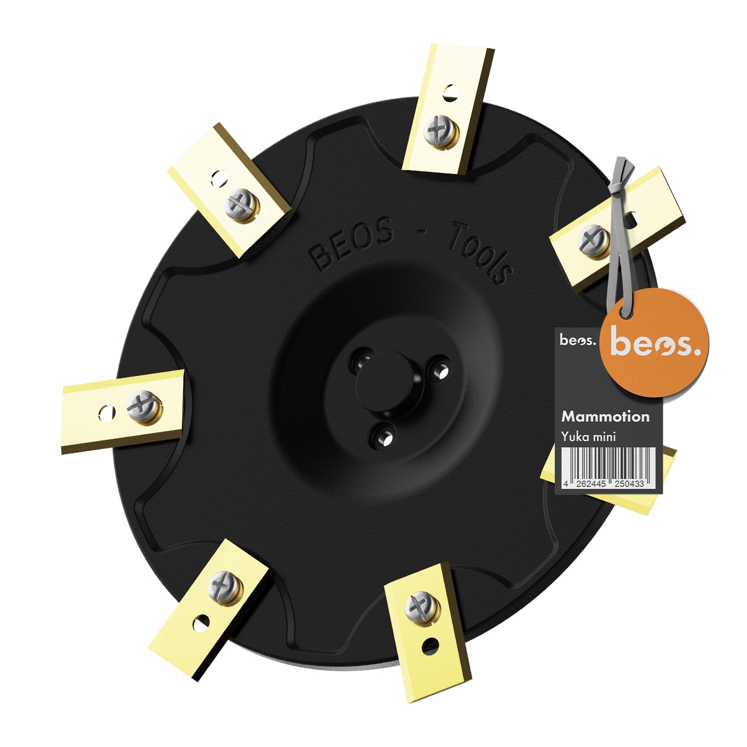 BEOS Premium Robotic Lawn Mower Tuning Blade Discs – Compatible with Mammotion YUKA mini – Blade Disc for 7x Blades – Fiberglass-Reinforced Blade Discs – Ø 162 mm –