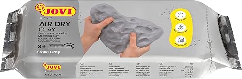 Jovi Arcilla de modelado al aire 22 libras gris no mancha perfecta para proyectos de arte y manualidades