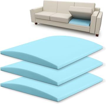 Tromlycs Couch Sofa Cushion Support for Sagging Seat Arched Furniture Seat Under Cushion Sag Repair Set of 3