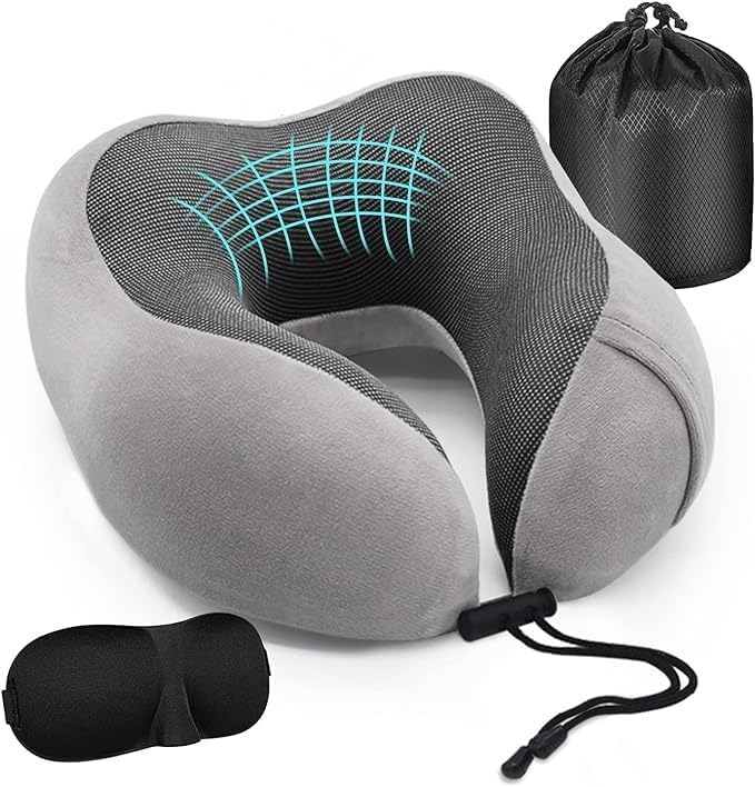 Travel Foam Soft Neck Pillow Comfortable Headrest Support Neck Pillow Accessories for Sleep Rest, Airplane and Home Use Travel Foam Soft Neck Pillow Comfortable Headrest Support Neck Pillow Accessories for Sleep Rest, Airplane and Home Use