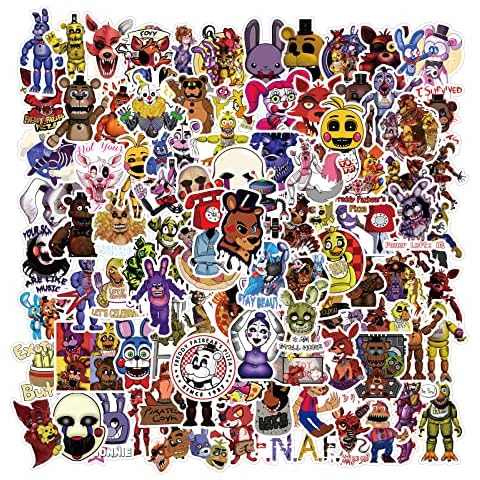 100pcs Five Night's at Freddy Stickers Cover