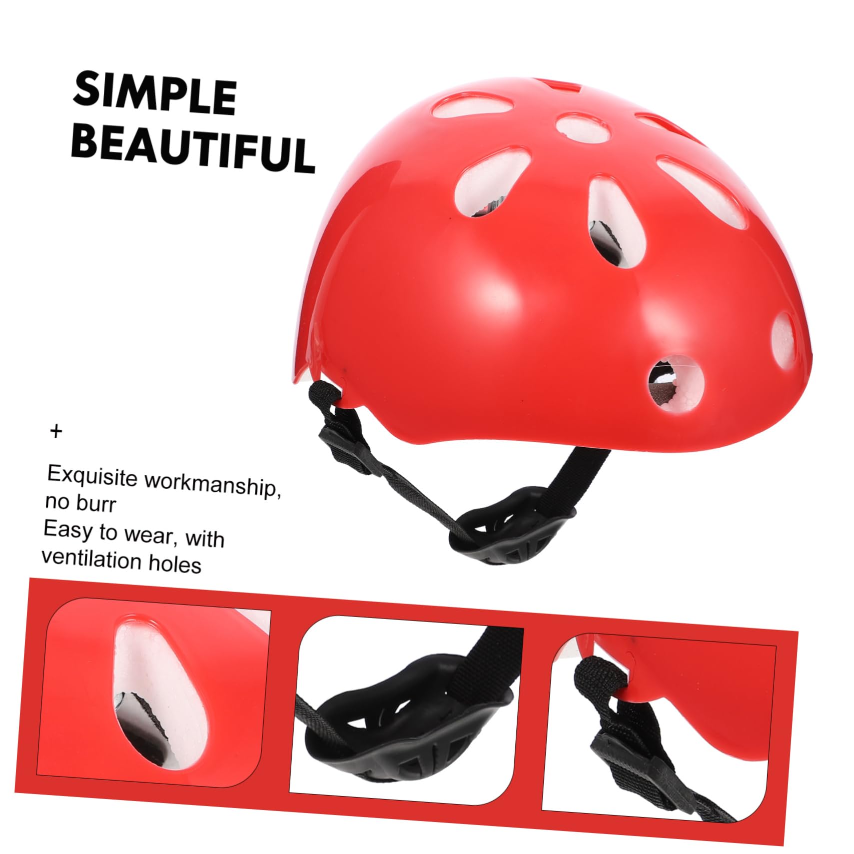 Toddmomy 2 Uds Casco Casco De Bicicleta Niño Casco Niños Bicicleta Casco Plástico Rojo Patinaje Cascos Equipo De Protección Casco De Bicicleta para Niños Cuatro Estaciones Equipo De