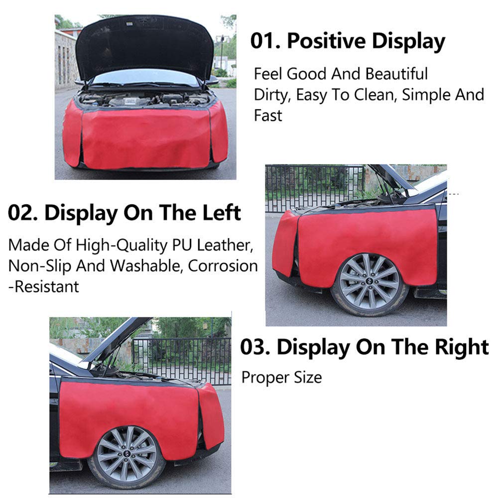 3 Teli Copriparafango Per Auto - Impermeabili E Antigraffio, Con Ganci, Universali - Foto 9