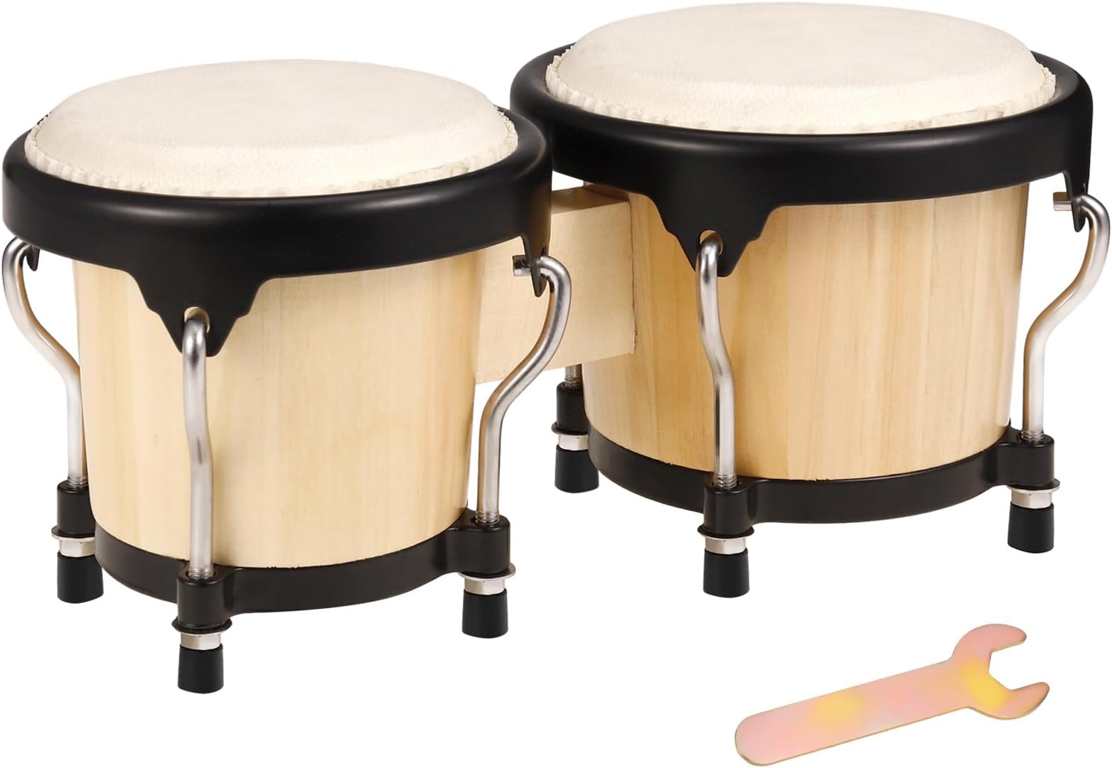 GGSTDDUP Bongo Drum 4’’ and 5’’ Bongos Drum Set for Kids
