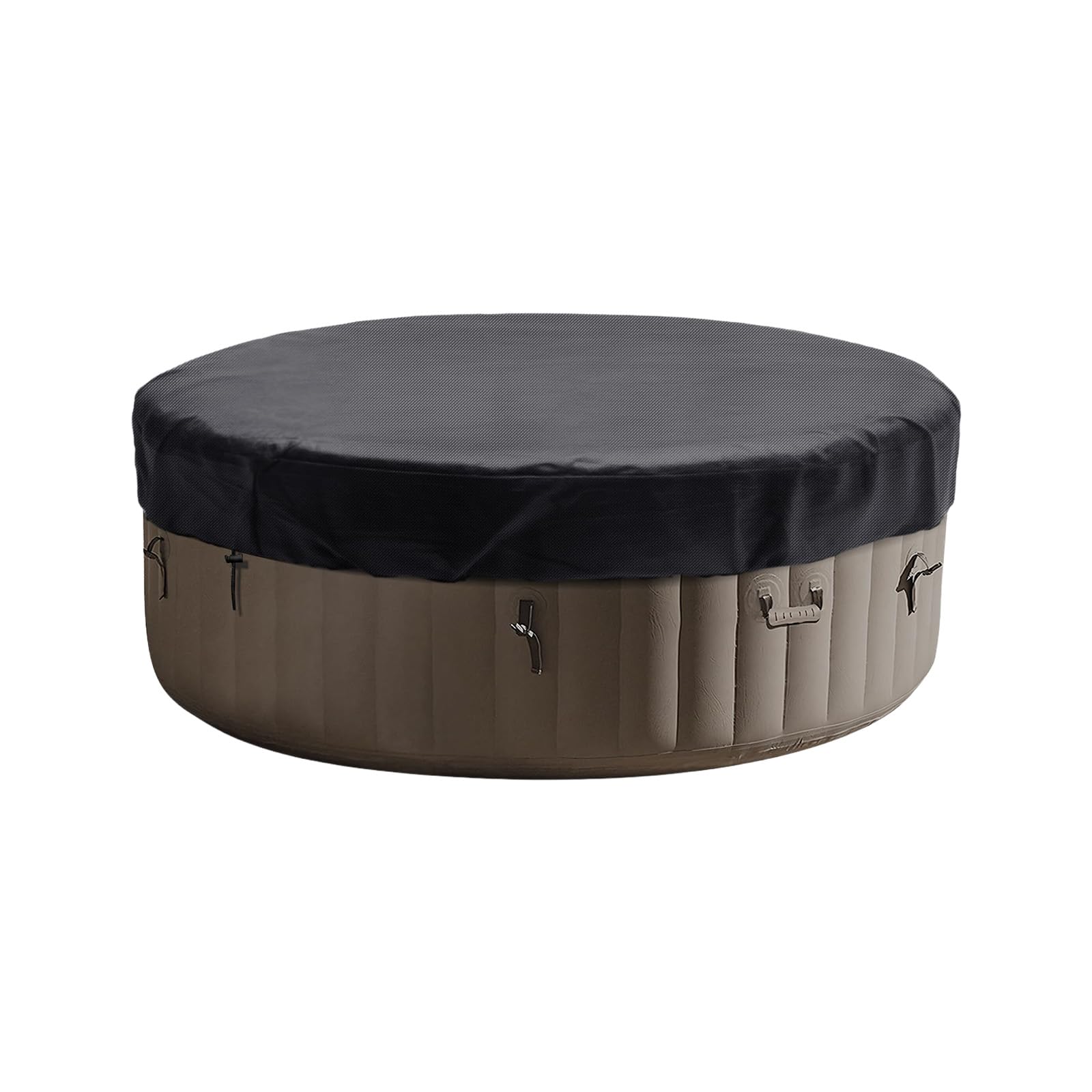 NEWFT Round Tub Protector Waterproof Elastic Edges Enduring Oxford Cloth Cover Dustproof Spa Tub Accessory Easy Install Cover