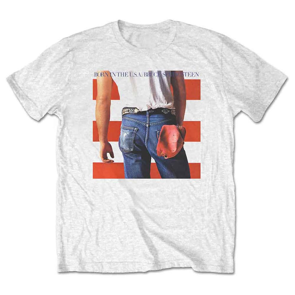 Rock Off officially licensed products Bruce Springsteen Born in The USA T Shirt XXL White