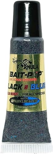Miniatura 17 de Bait Pop Crawfish - Intensificador de sonar vivo - Escamas de destellos perfumadas Tubo de 0.5 onzas