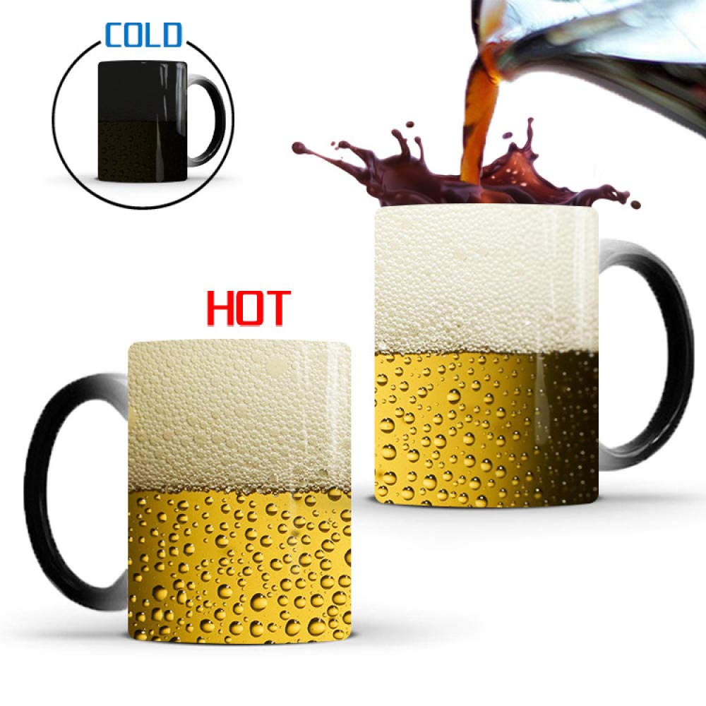 Tazza Magica Termosensibile Cannabis Foglie Idea Regalo su