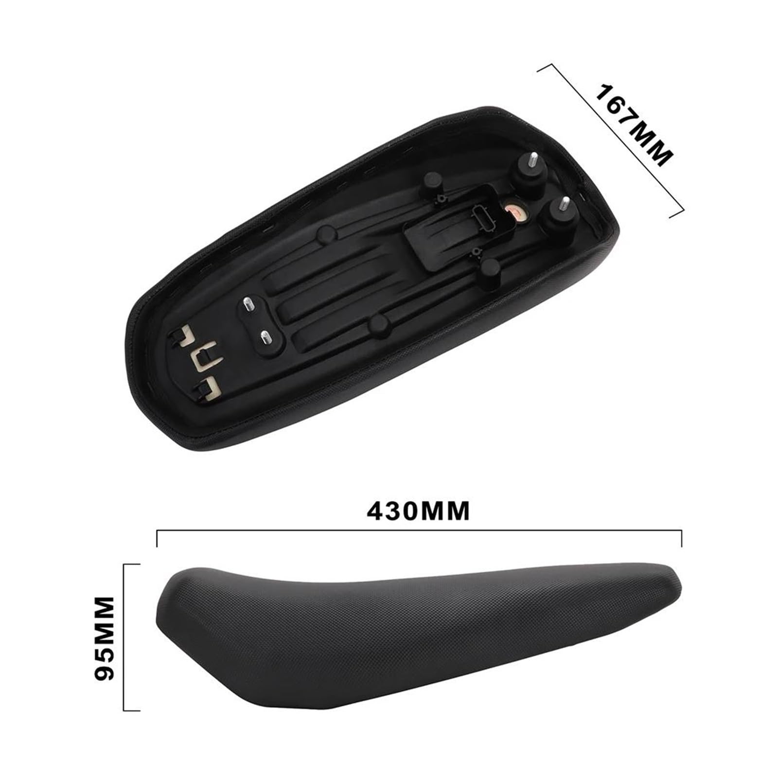 Cuscino Del Sedile Per Moto Sedile In Pelle Resistente | Sella Moto Comfort Per Sur Per Ron Per Surron Per Light Per Bee XS Bici Per Veicoli Elettrici Bici Fuoristrada