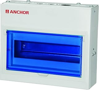 Anchor by Panasonic 16033 Transperent Door SPN 8 Way Distribution Board