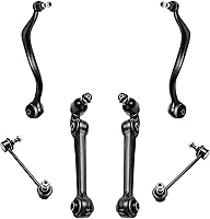 Vista 243 de Detroit Axle - Kit de suspensión delantera RWD para Chrysler 300 Dodge Challenger Charger Magnum, brazos de control superior con barras