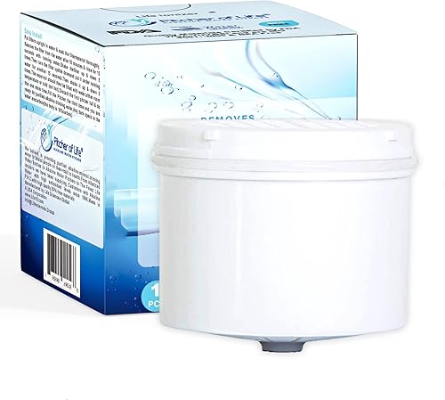 F007 ULTRA - Reemplazo del filtro de agua alcalino - Cartucho de filtro de agua para jarra - Se adapta a jarra de vidrio de la vida con parte