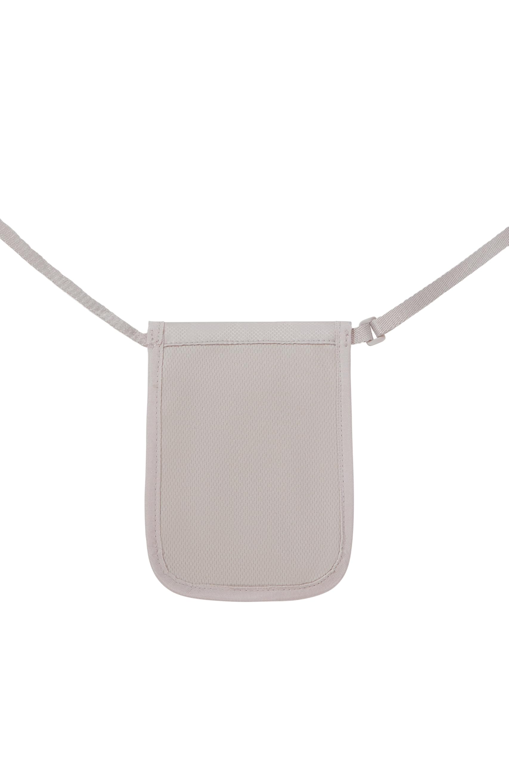 Samsonite TA Revolution – Pochette Tour de Poitrine RFID, sûre et compacte, Portable sous Les vêtements, Sac de Poitrine de Voyage pour Passeport, Cartes de crédit et Argent Liquide, Gris éclipse