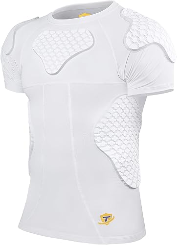 Miniatura 2 de Protector de costilla de fútbol Protector de pecho acolchado para béisbol fútbol baloncesto