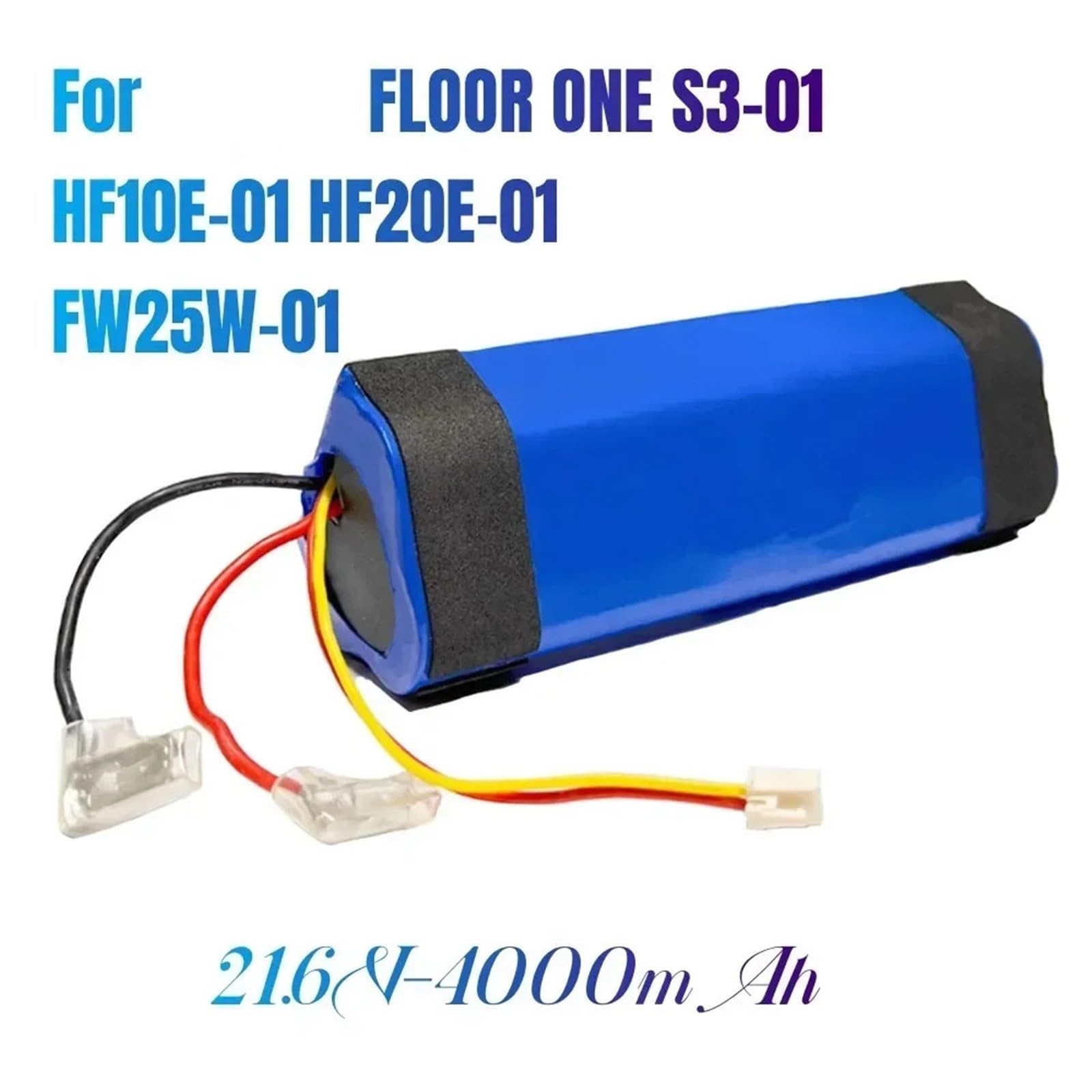Batería De 4000 MAh, Compatible Con Tineco, FLOOR ONE 1.0 FW25M-01 FW25W-01 FW09010ECN HF10E-01 HF20E-01 S3-01.(2pcs)