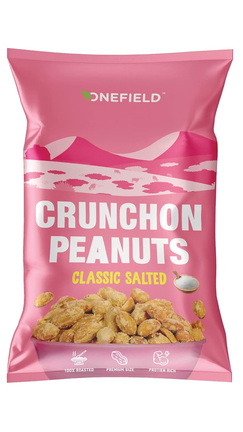 Onefield Crunchon Peanuts Upvas Peanuts Classic Salted flavour