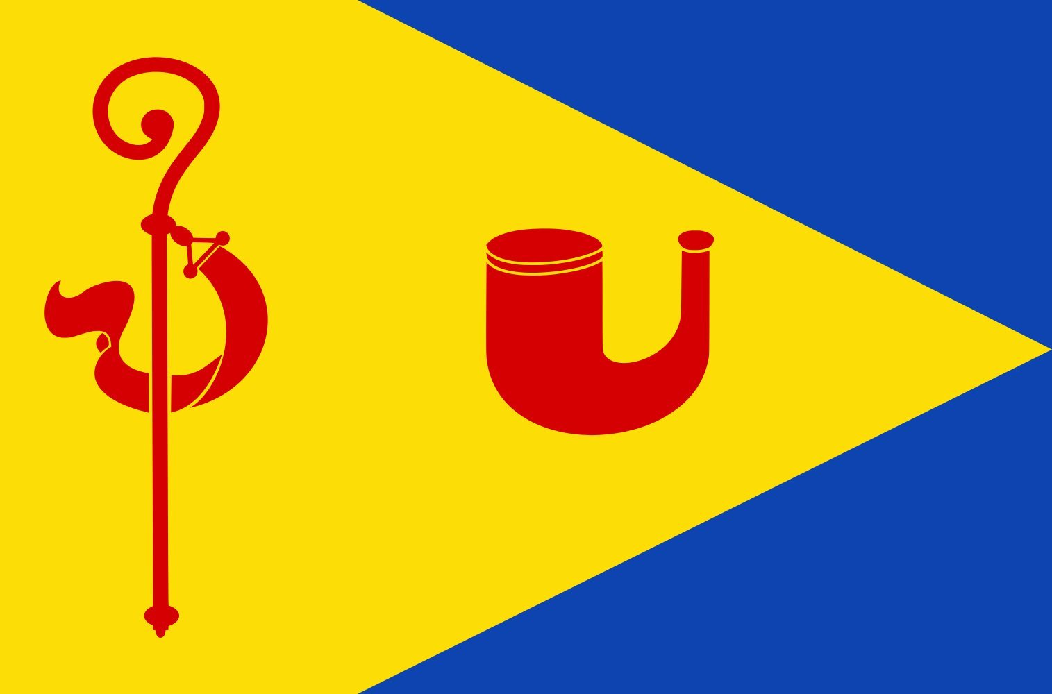 Drapeau Heythuysen vlag grand format paysage 135 cm pour mât extérieur