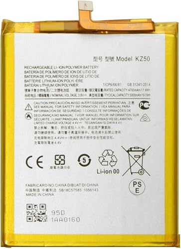 Miniatura 2 de Batería de repuesto KZ50 actualizada para Motorola Moto G Power XT2041 XT2041-4 XT2041-6 XT2041-3Verizon G Power XT2041-7Tracfone G Power XT2041DLG8