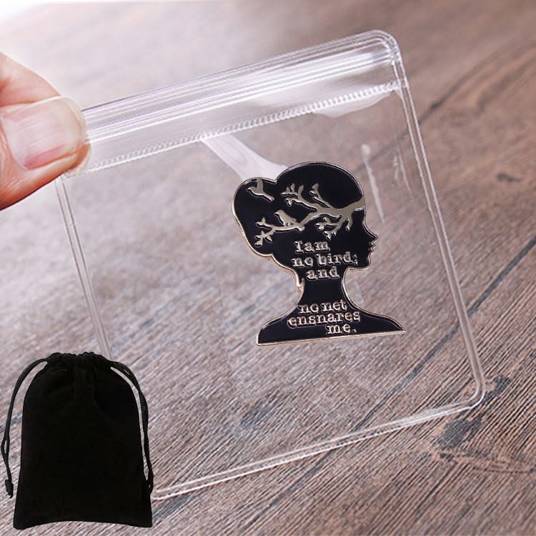 Image of Book Lover Enamel Pin for Book Lover Gift Books Lapel Pin Novelty Book Brooch Badge for Women and Girls