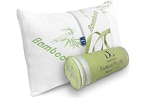 Queen Bamboo Pillows (2-Pack) for the Perfect Sleep