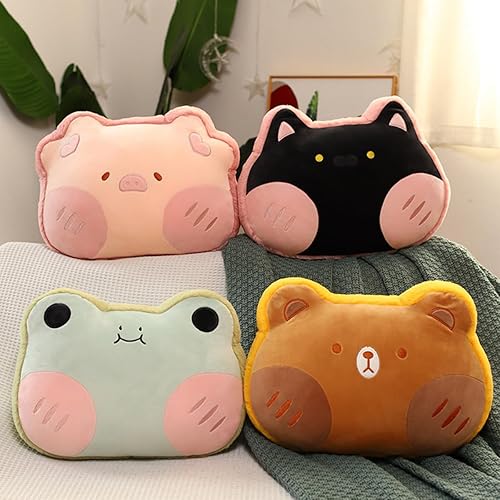 Miniatura 2 de ARELUX Almohada de peluche de anime de rana suave de 18 pulgadas, lindo juguete de peluche kawaii, decoración de habitación, regalos de cumpleaños