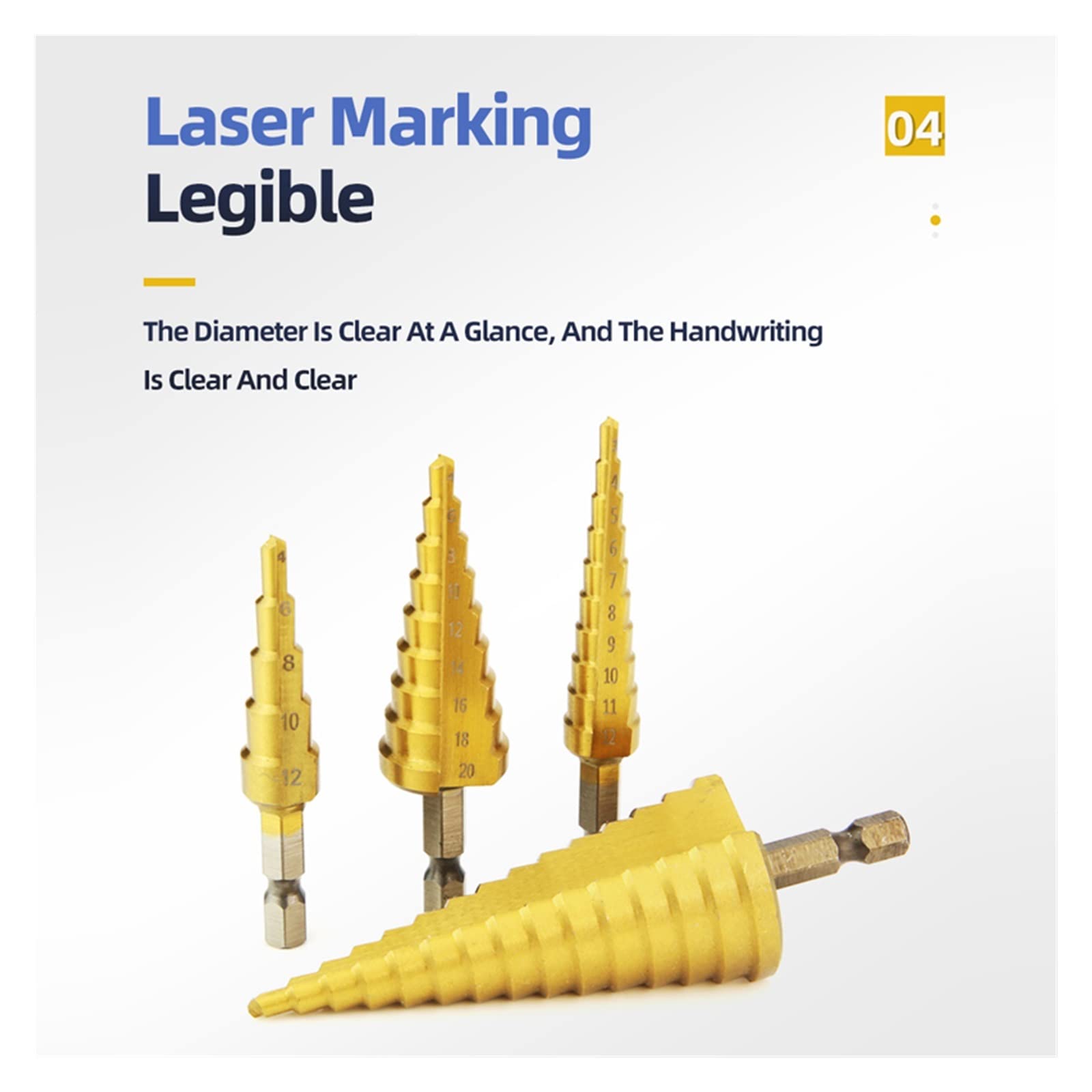 Amazon.co.jp: YEJIANGHUA 4-12 4-20 4-32 ミリメートル HSS チタン