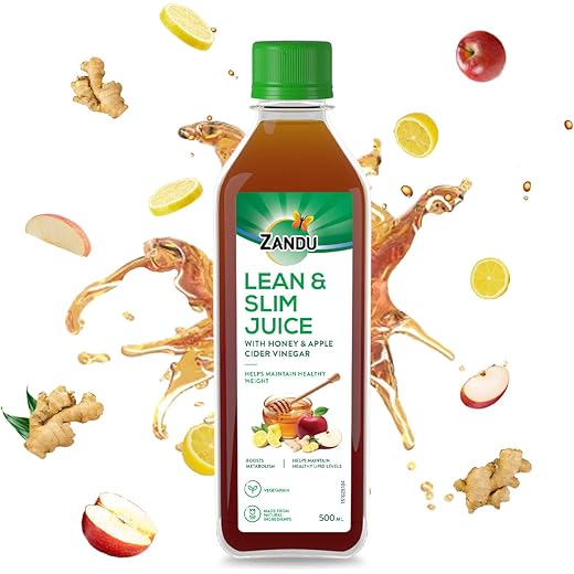 Zandu Lean & Slim Juice 500ml With Honey & Apple Cider Vineg