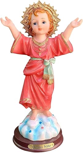 Divino Nino - Figura de estatua religiosa de 8 pulgadas de alto