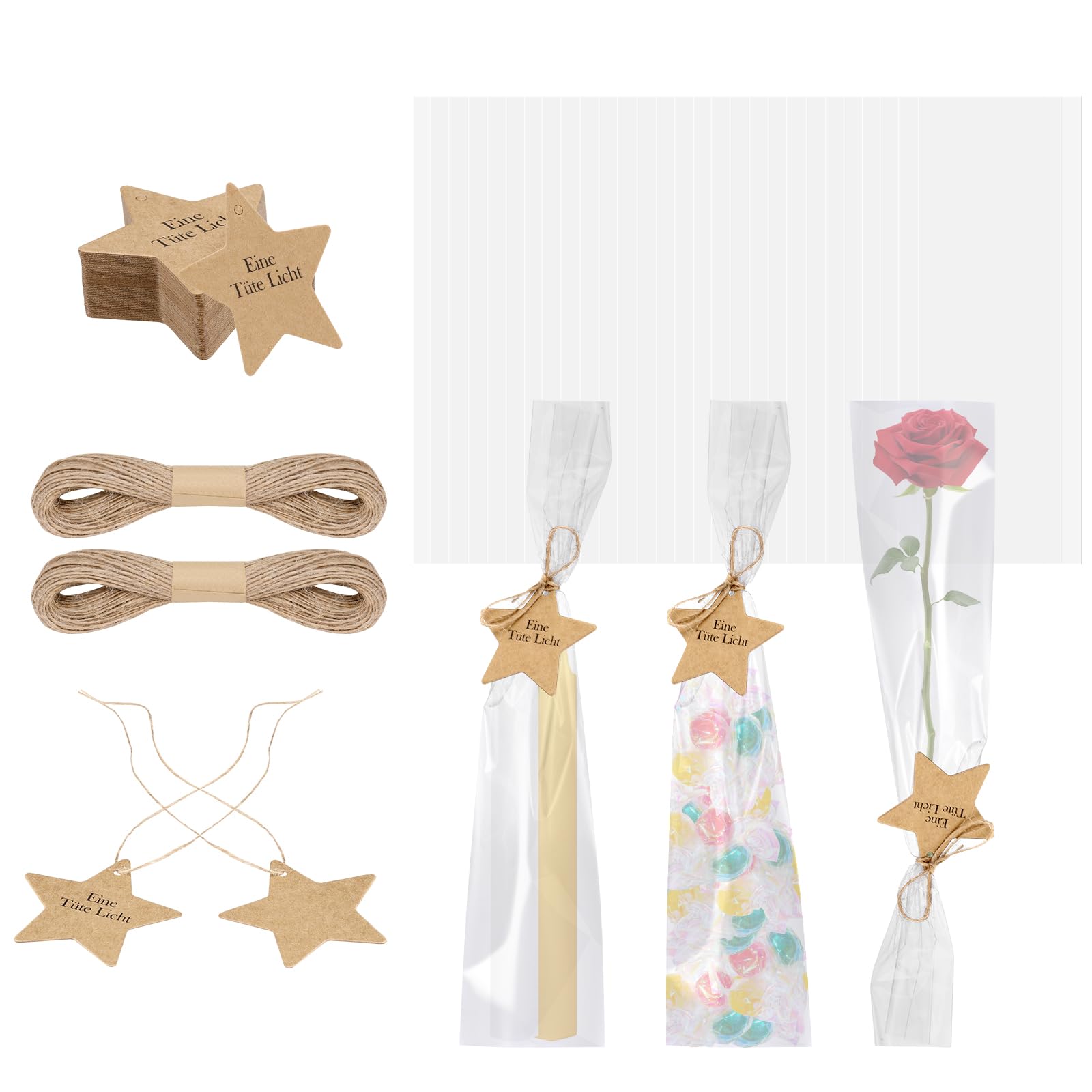 280 Pezzi Sacchetti Autoadesivi E Etichette Per Candele - Confezione Regali E Aromaterapia - Foto 3