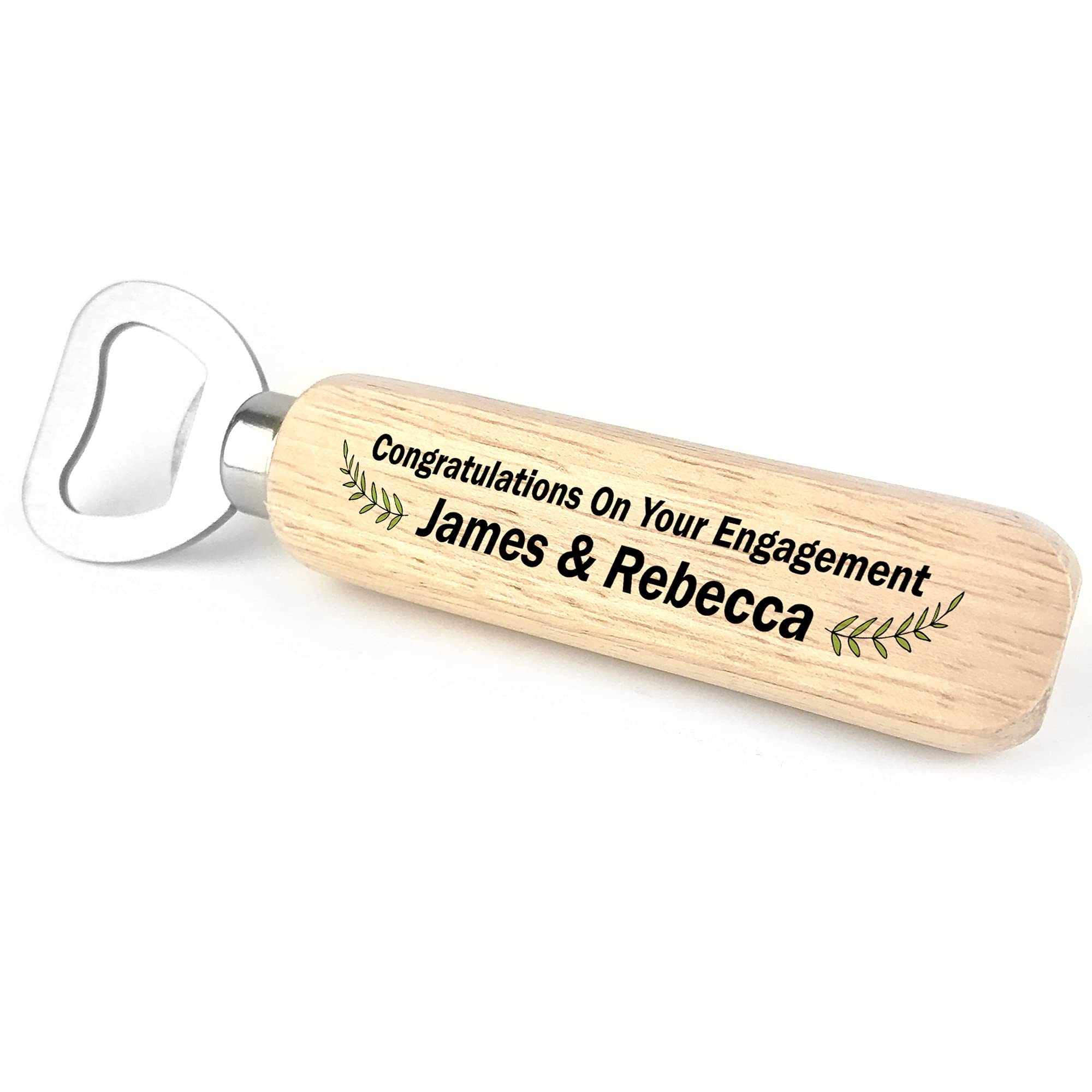 Congratulations Gift Personalised Engagement Gift for Couple Bottle Opener