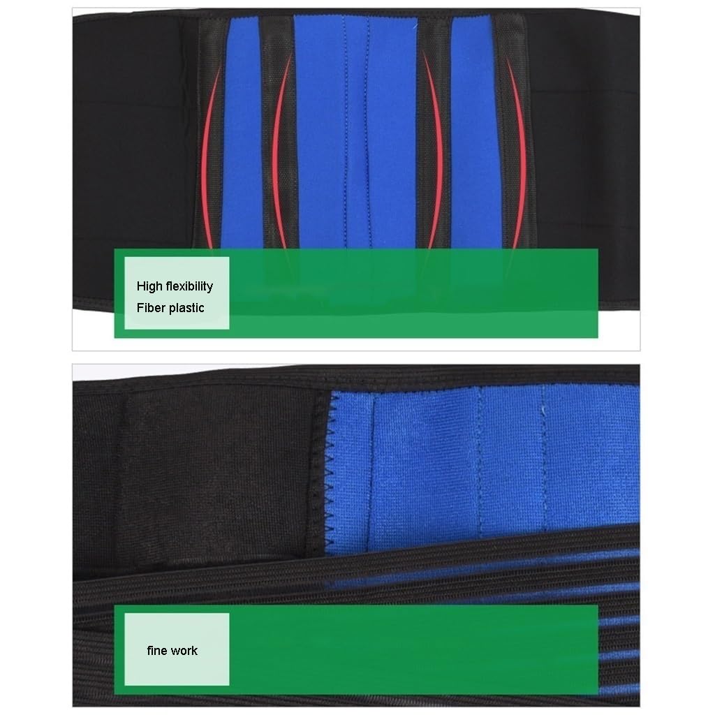Faja Lumbar para aliviar el Dolor Lumbar en Hombres y Mujeres. Transpirable y Ligera para Levantar Objetos, Trabajar, Gimnasio y Corregir la Postura.