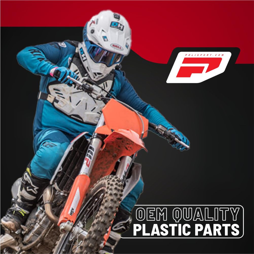 POLISPORT 8456600001 - Solidny i trwały poliamidowy ochraniacz wahacza, łatwy w montażu, kompatybilny z motocyklami KTM w kolorze czarnym