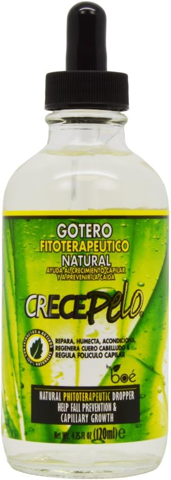 Natural Phytotherapeutic Hair Growth Dropper – 4.25 oz – Intensive Scalp Treatment for Hair Loss Prevention & Regeneration – Strengthens & Hydrates Follicles – 100% Natural Extracts