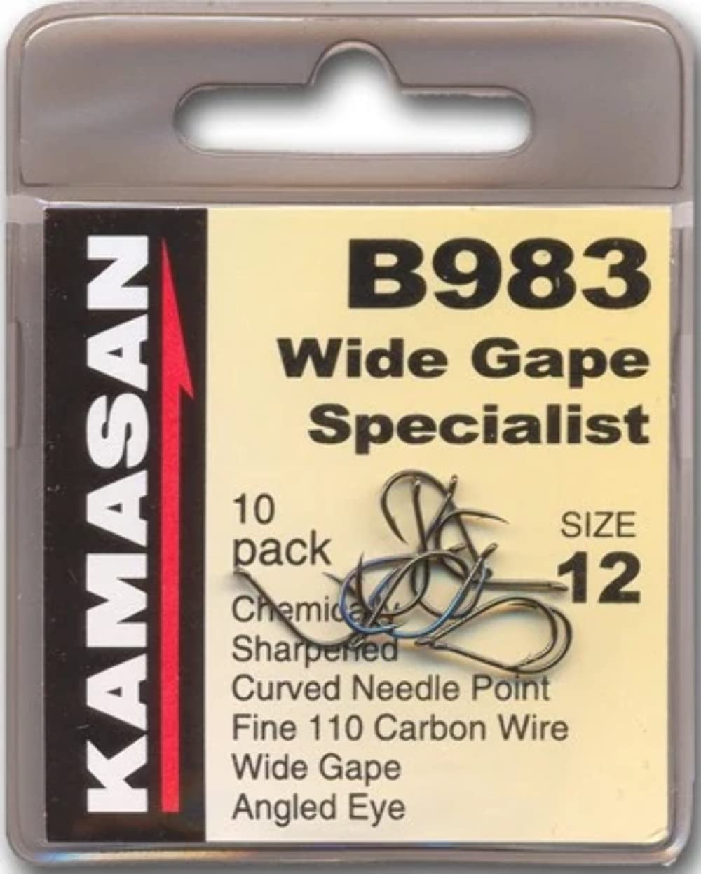 Kamasan Hooks B983 - 10 Pack - Size 14 - Bass, Trout