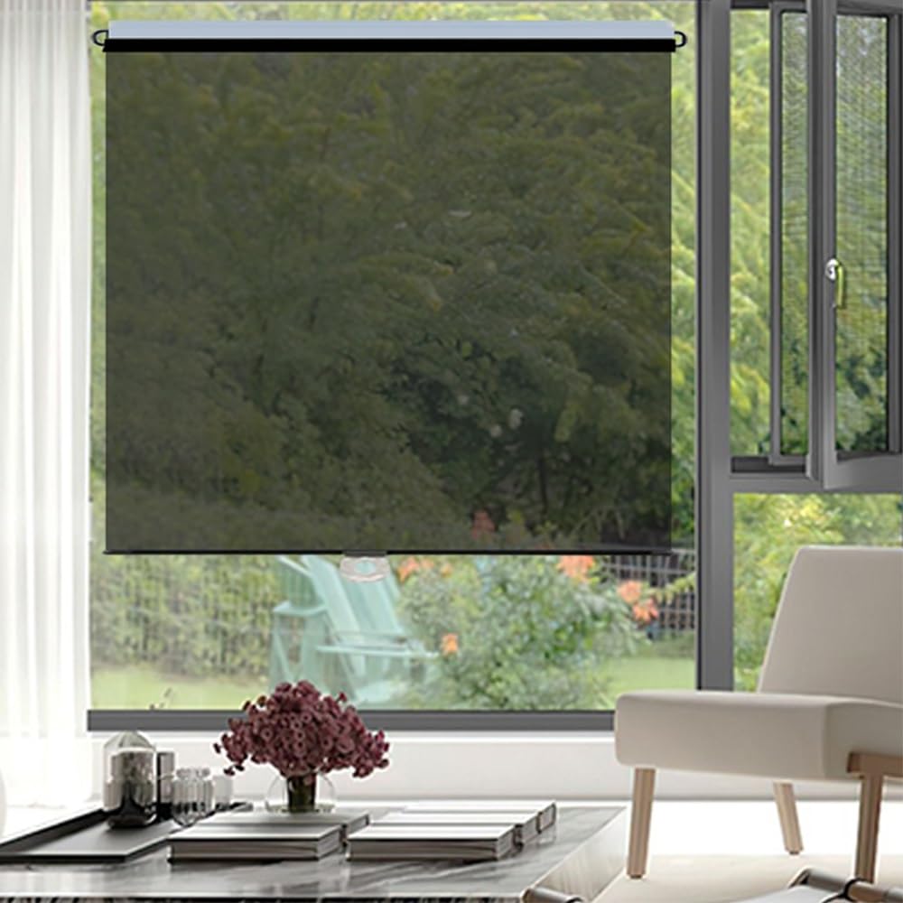 Amazon.com: One-Way Mirror Privacy Roller Blind - Sun Blocking