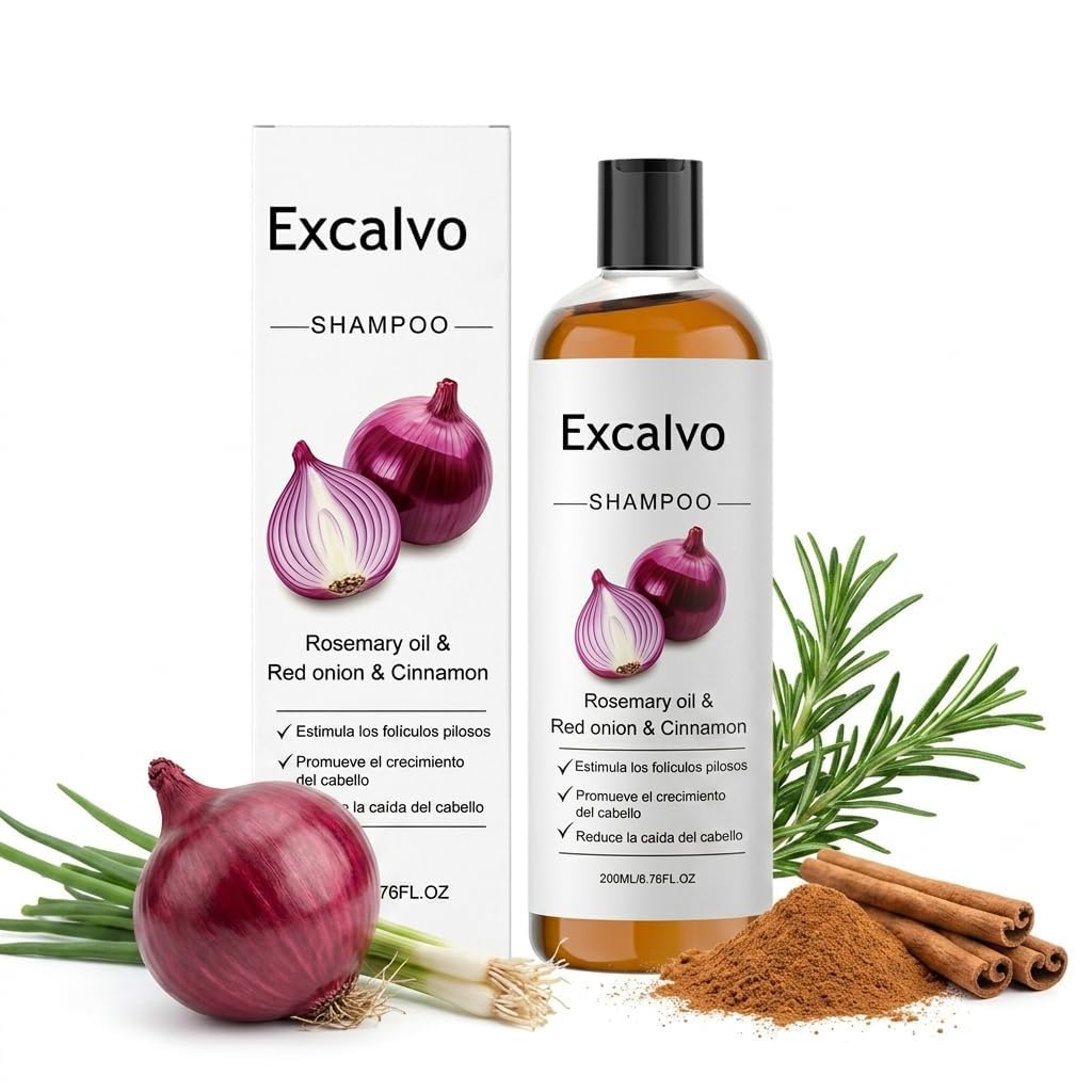 Excalvo Onion Shampoo for Hair Growth | Prevent Hair Loss