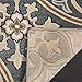 SAFAVIEH Lyndhurst Collection Accent Rug - 4' x 6', Slate Blue & Beige, Floral Design, Non-Shedding & Easy Care, Ideal for High Traffic Areas in Entryway, Living Room, Bedroom (LNH341C)