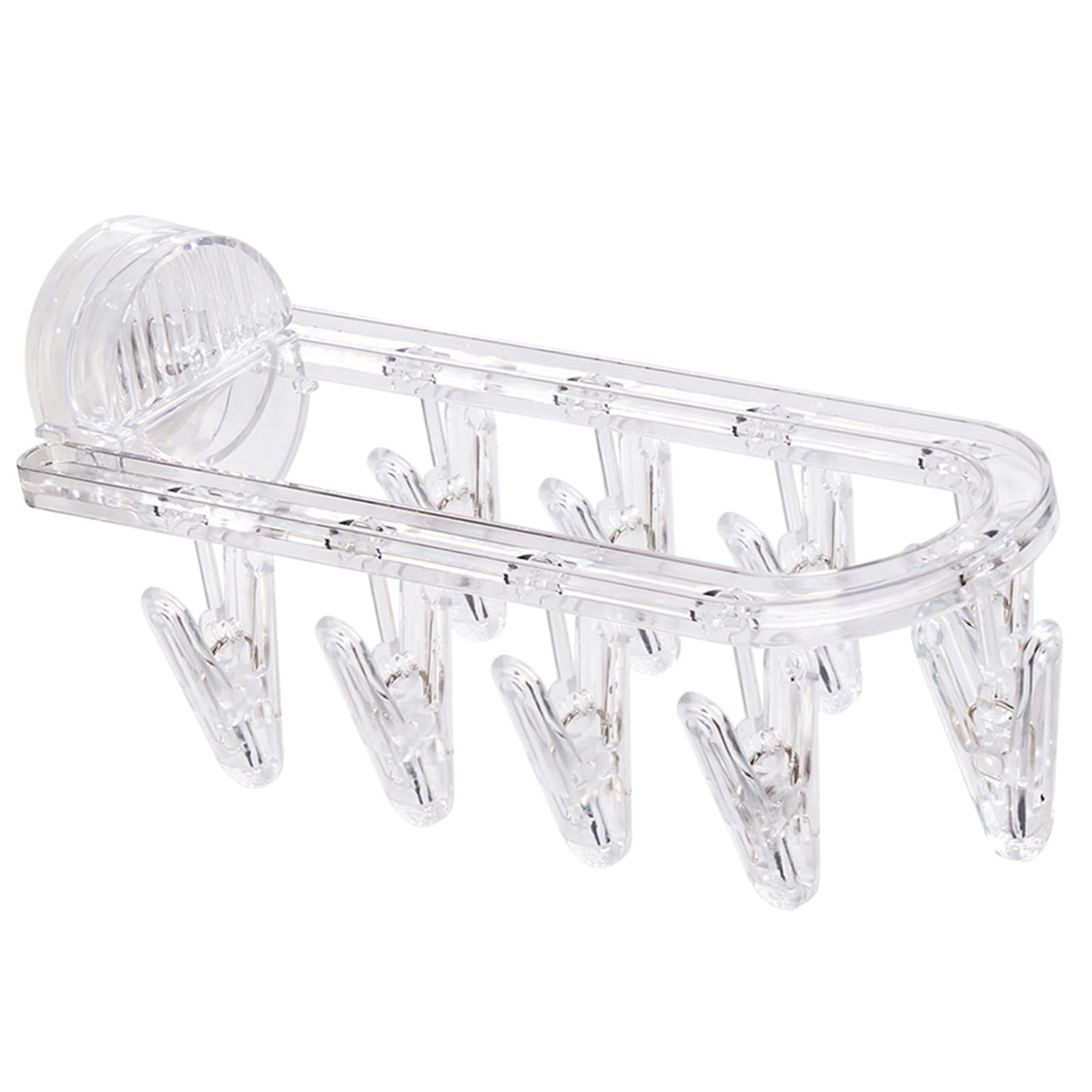 MICFENY Practical Suction Cup Clothes Hanger Strong Adhesion Easy Installation Protects Wall From Damage