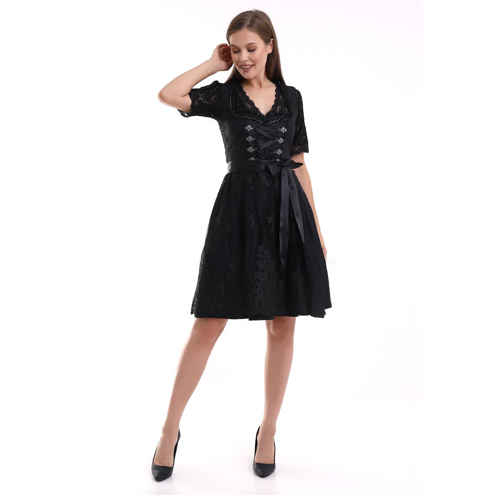 Lifos 0300 Dirndl Germandress 2Tlg. Oktoberfest Gr.34 bis 52
