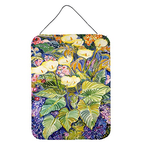 Caroline's Treasures DND0001DS1216 Arum Lilies by Neil Drury Wall or Door Hanging Prints, 12x16, Multicolor
